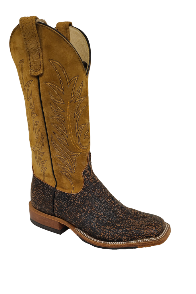 Anderson Bean Cognac Safari Cape Buffalo Cowboy Boots Cowboy Connection